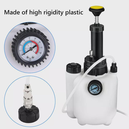 3L + 1L Brake Bleeder Clutch System Manual Pressure Tool Kit with E20 Adapter