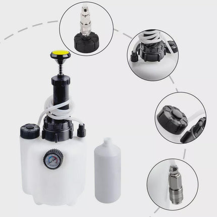 3L + 1L Brake Bleeder Clutch System Manual Pressure Tool Kit with E20 Adapter