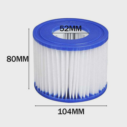 6pcs Lay Z Spa Filter Cartridge Size for VI 58323 Bestway Replacement Cartridge