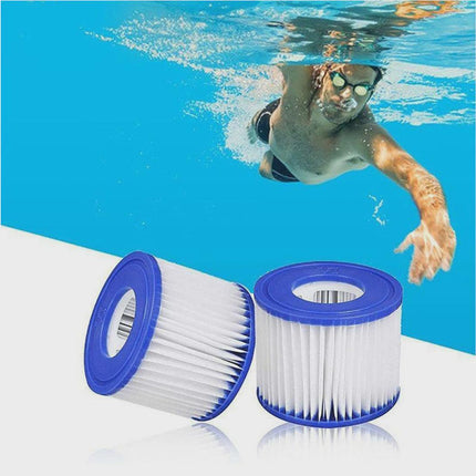 6pcs Lay Z Spa Filter Cartridge Size for VI 58323 Bestway Replacement Cartridge