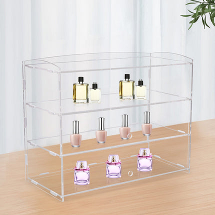 3-Tier Large Acrylic Bakery Cake Display Cabinet Case Donuts Cupcake Pastries