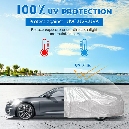 3XXL 6Layer Aluminium Waterproof Outdoor Car Cover Large SUV UV Resistant