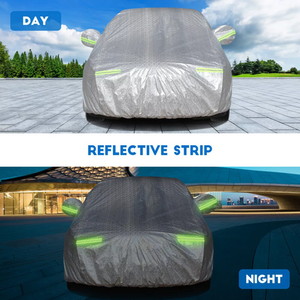 3XXL 6Layer Aluminium Waterproof Outdoor Car Cover Large SUV UV Resistant