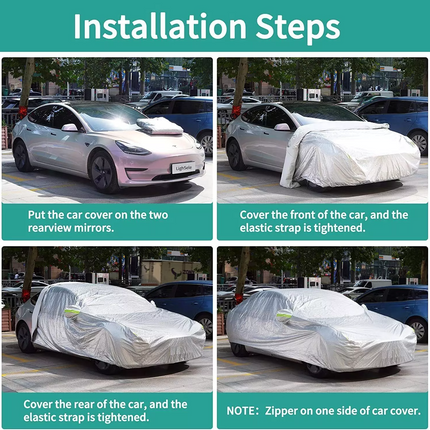 3XXL 6Layer Aluminium Waterproof Outdoor Car Cover Large SUV UV Resistant