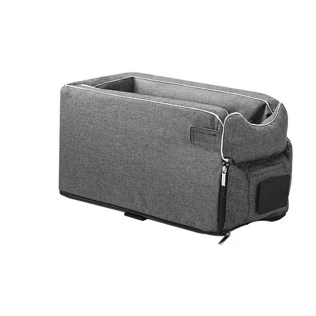 Car Pet Seat Auto Seat Center Console Dog Cat Nest Pad Removable Pet Carrier