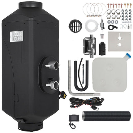 Diesel Air Heater 12V 5KW Tank Remote Control Thermostat Caravan Motorhome RV