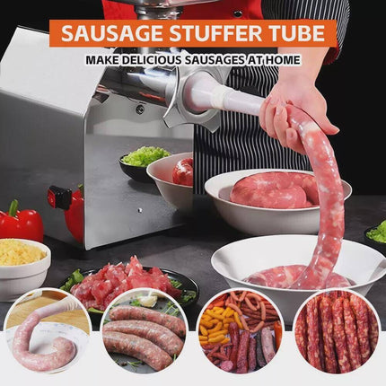 320Kg Commercial Meat Grinder Steel Electric Mincer Sausage Filler Kit