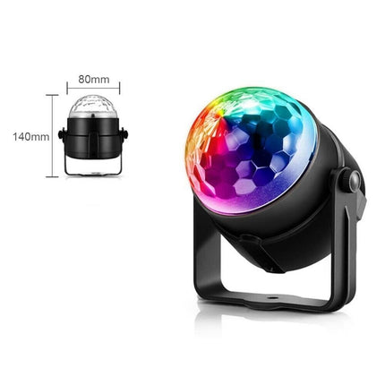 USB Mini LED Disco Lights RGB Ball Party Strobe Effect Lamp