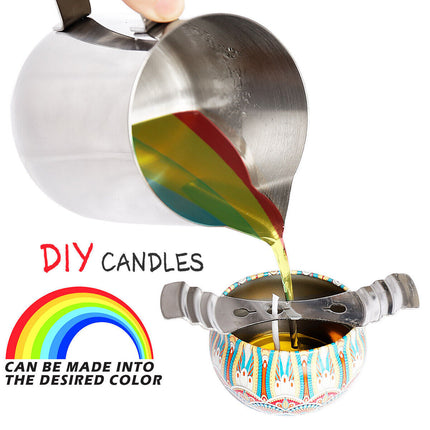 123Pcs Candle Making Kit DIY Candles Craft Tool Set Pouring Pot Wicks Wax Kit Gift