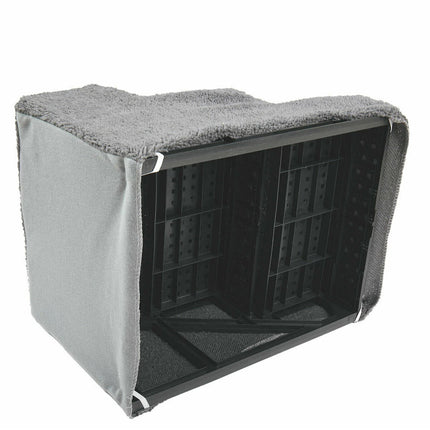 Small Pet Cats Dog 3 Steps Stairs Sofa Bed Breathable Anti-slip Climbing Ladder - Grey