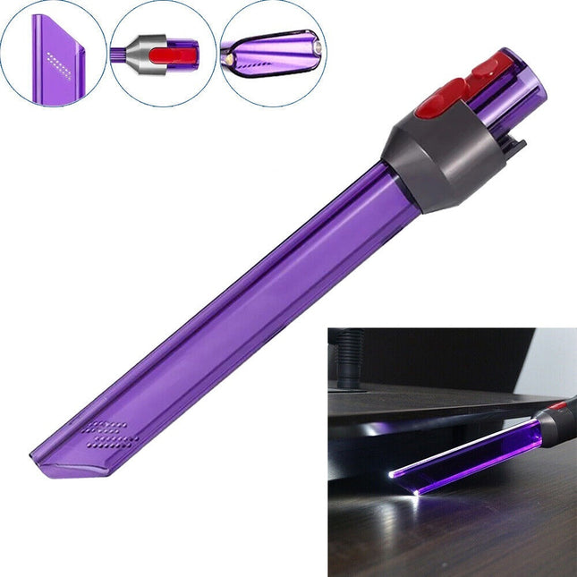 LED Light Pipe Crevice  Attachment  For Dyson Vacuum Cleaner For Dyson V7 V8 V10 V11 V15