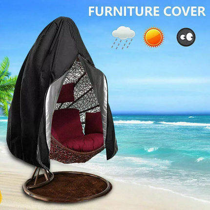 Hanging Swing Egg Chair Cover Furniture Garden Rattan Outdoor Rain Waterproof
