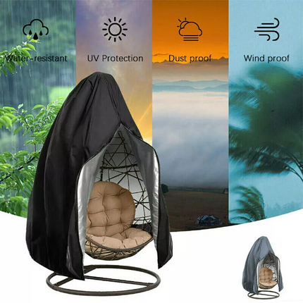Hanging Swing Egg Chair Cover Furniture Garden Rattan Outdoor Rain Waterproof