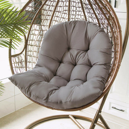 Hanging Egg Chair Cushion Sofa Swing Chair Seat Relax Cushion Padded Pad Covers - Light Grey