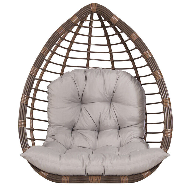 Hanging Egg Chair Cushion Sofa Swing Chair Seat Relax Cushion Padded Pad Covers - Light Grey