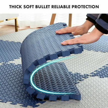 6PCS Interlocking EVA Foam - Navy
