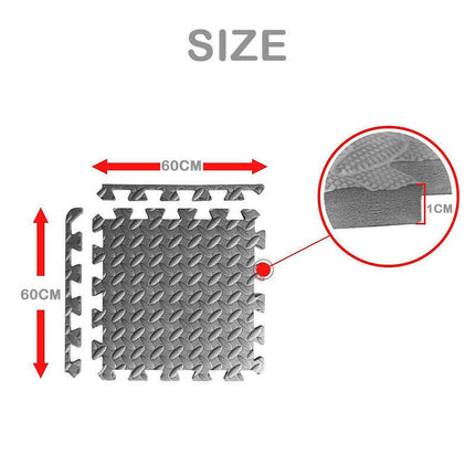 6PCS Interlocking EVA Foam - Navy