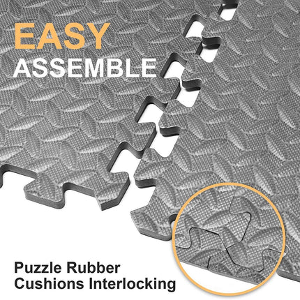 6PCS Interlocking EVA Foam - Navy