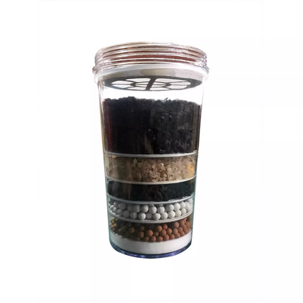 14L Benchtop 8 Stage Water Purifier Filter Ceramic Mineral Stone Carbon Filters