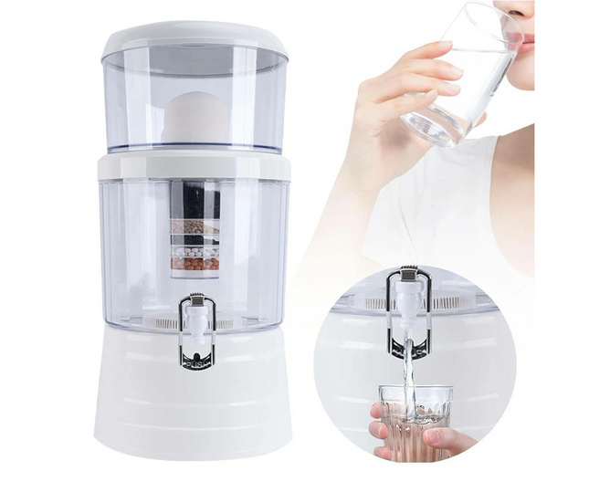 Provecta 16L Countertop Water Filter System 8-Stage Faucet Water Filtration Reduces Chlorine