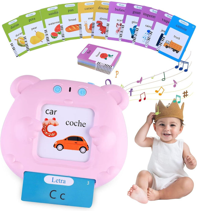 510 Words Talking Flash Cards Educational Toys Speech Pocket Learning Montessori