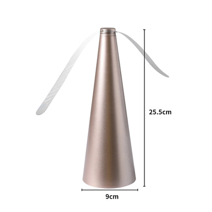 Fly Free Entertaining Chemical Fly Trap Repellent Fly Fan Indoor Outdoor Home - Gold