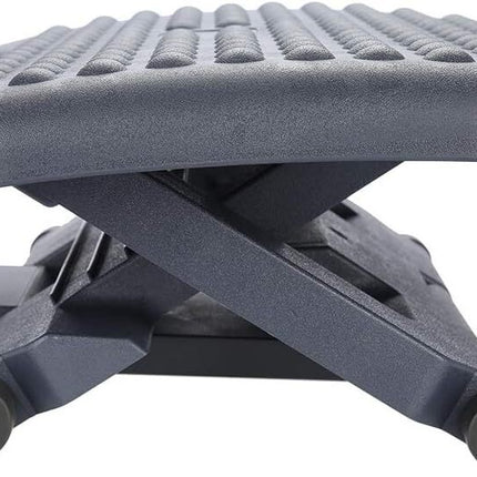 Ergonomic Footrest Under Desk - Adjustable Height and Angle -Comfy Office Foot Rest for Home and Office