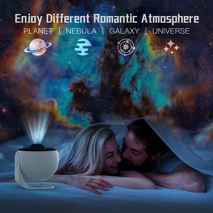 12in1 Planetarium Galaxy Star Projector 360° Rotating Nebula Projector Lamp