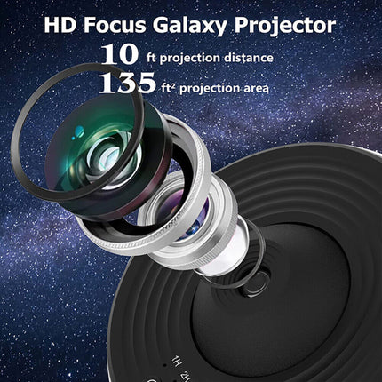 12in1 Planetarium Galaxy Star Projector 360° Rotating Nebula Projector Lamp