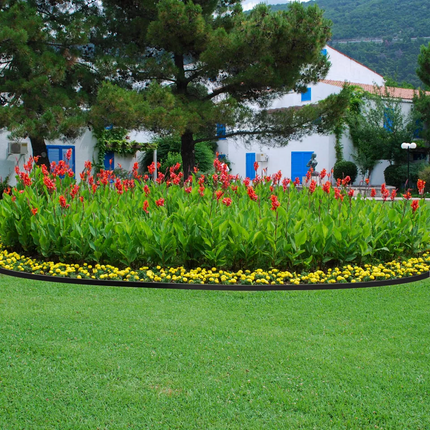 10M Fence Landscape Garden Lawn Edging Border Flexible Plant Grass Barriers~Black