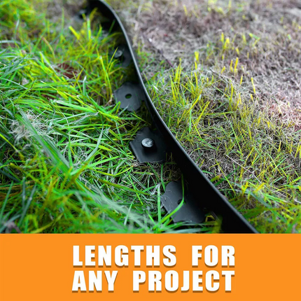 10M Fence Landscape Garden Lawn Edging Border Flexible Plant Grass Barriers~Black
