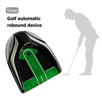Golf Automatic Putting Cup with Adjustable Gravity Ball Return - Battery-Powered Practicing Without Interruption for Indoor Outdoor Golf Practice