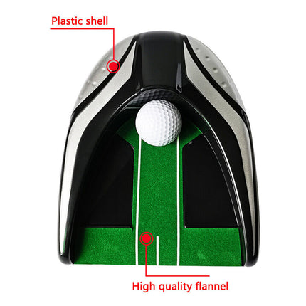 Golf Automatic Putting Cup with Adjustable Gravity Ball Return - Battery-Powered Practicing Without Interruption for Indoor Outdoor Golf Practice