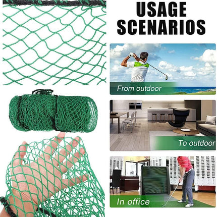 3 x 3m Golf Practice Net Training Heavy Duty Impact Netting For Golfer Outdoor