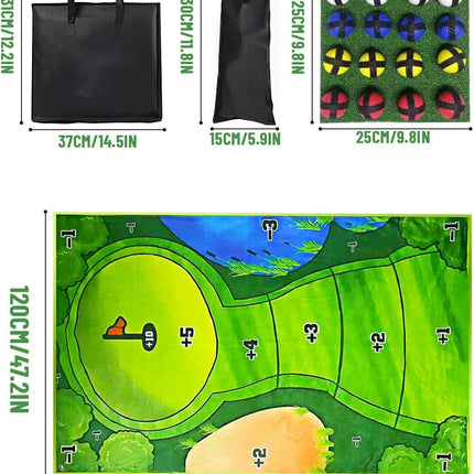 The Indoor Casual Golf Game Set Golf Putting Royale Golf Game Golf Hitting Mats