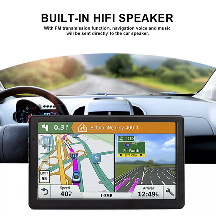 7" Portable Truck Car GPS Navigation Lifetime Free AU Map Updates Sat Nav