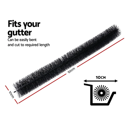 24 x Gutter Brush Guard Roof Leaf Protector Twigs Filter Garden Home 92cm x 10cm