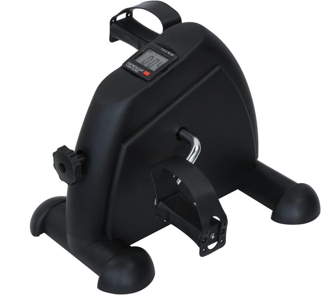 Foot Pedal Exerciser Mini Gym Bike Fitness Cycle Leg/Arm w/ LCD Display Portable