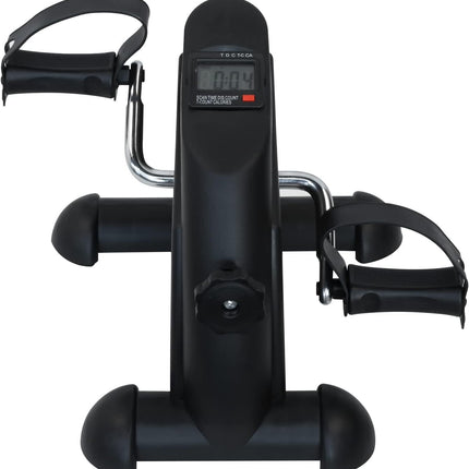 Foot Pedal Exerciser Mini Gym Bike Fitness Cycle Leg/Arm w/ LCD Display Portable