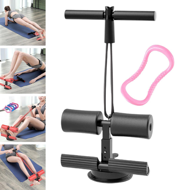 Sit Up Bar Assistant Gym Exercise Workout Equipment ~ Black