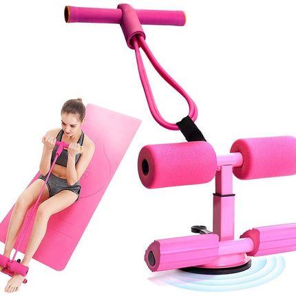 Sit Up Bar Assistant Gym Exercise Workout Equipment ~ Pink