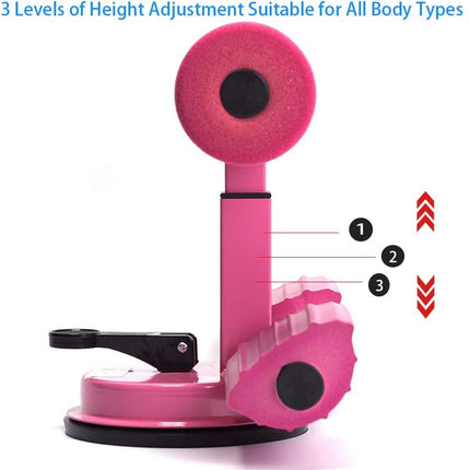 Sit Up Bar Assistant Gym Exercise Workout Equipment ~ Pink