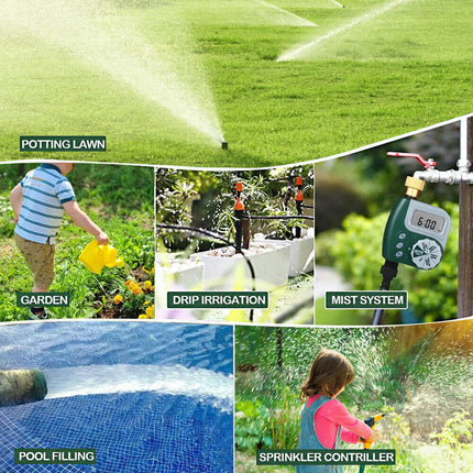 Irrigation Controller Automatic Water Tap Timer Digital Garden Watering System