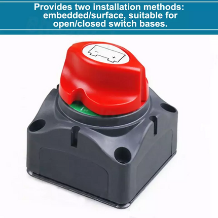 12V 24V 48V Battery Master Disconnect Switch Marine Caravan Boat Isolator On/Off