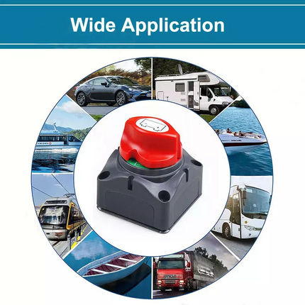 12V 24V 48V Battery Master Disconnect Switch Marine Caravan Boat Isolator On/Off
