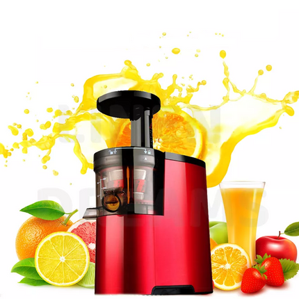 Fruit Vegetable Slow Juicer Orange Lemon Cold Press Juice Extractor Masticating
