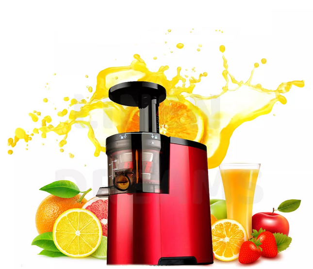 Fruit Vegetable Slow Juicer Orange Lemon Cold Press Juice Extractor Masticating