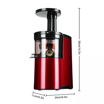 Fruit Vegetable Slow Juicer Orange Lemon Cold Press Juice Extractor Masticating