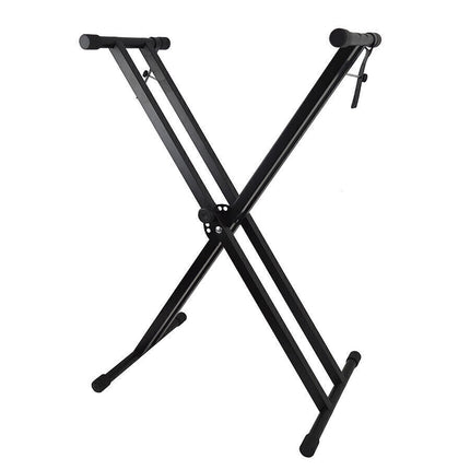 Adjustable Keyboard Stand Heights Folding Double Braced X Style Music Piano