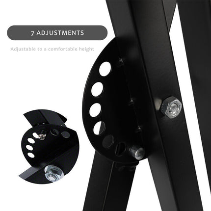 Adjustable Keyboard Stand Heights Folding Double Braced X Style Music Piano